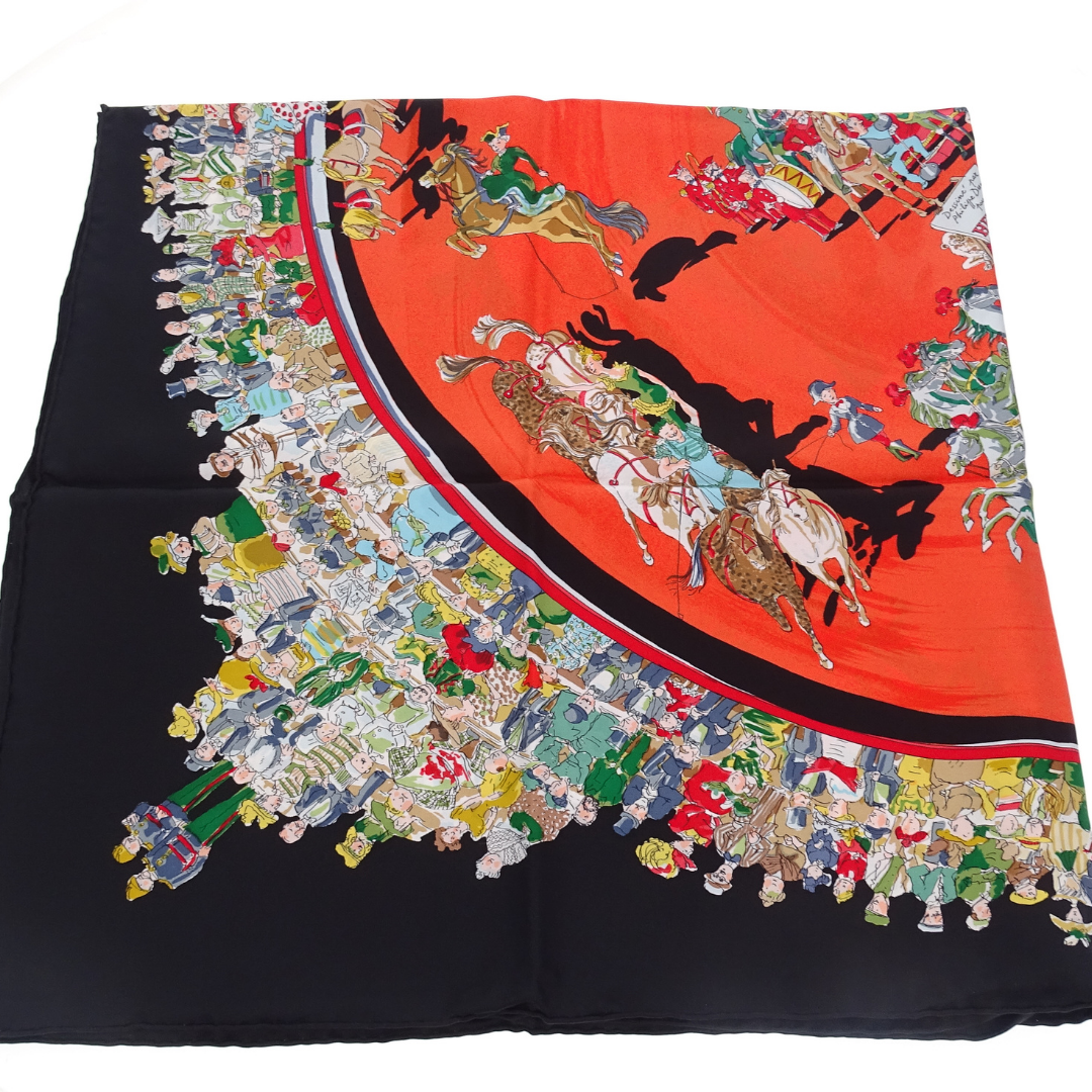 Hermes Cirque Molier Silk Scarf 90cm