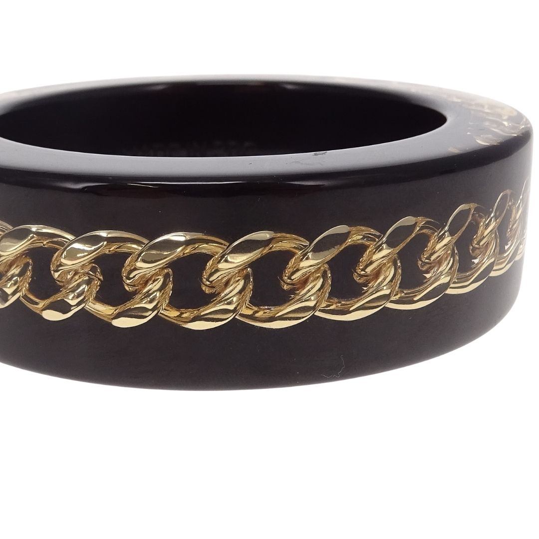 Alexander McQueen Plexi Resin Large Bangle 65mm (S)