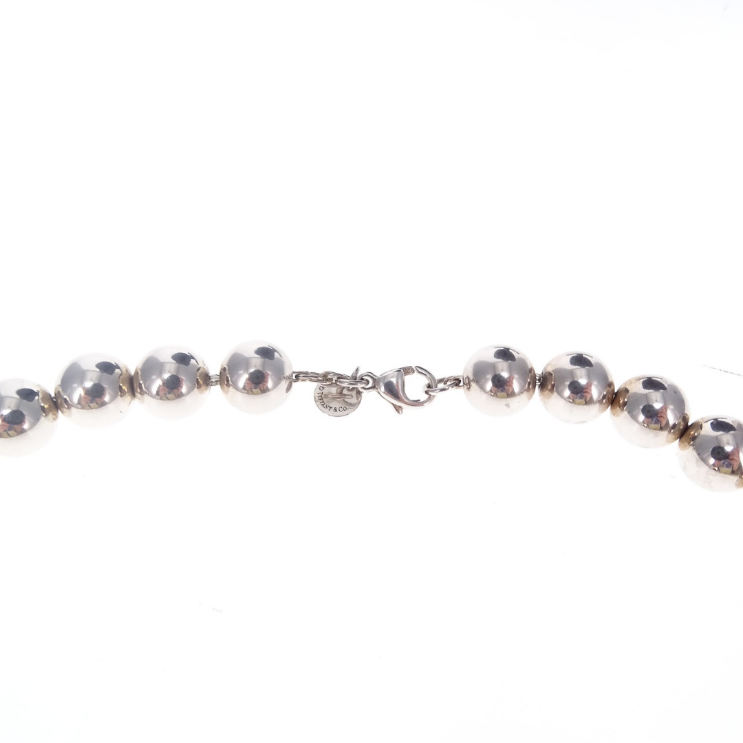 Tiffany HadWear Ball Necklace Sterling Silver