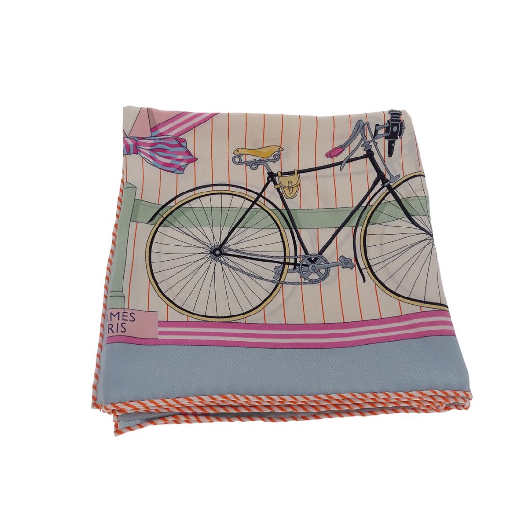 Hermes Silk 70cm Soie Vintage Les Becanes