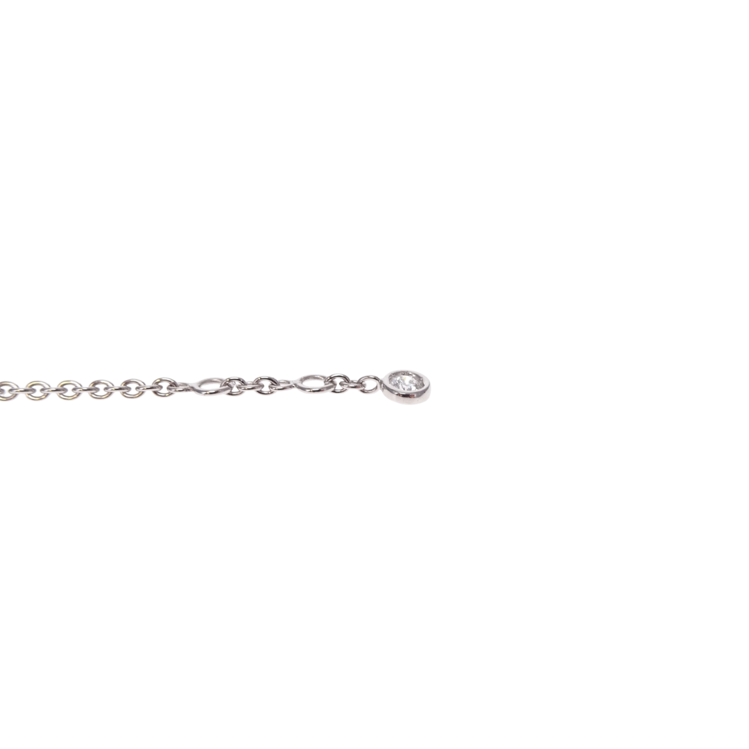 Hermes 18 Carat White Gold and 18 Diamond Finesse Bracelet (Size ST)