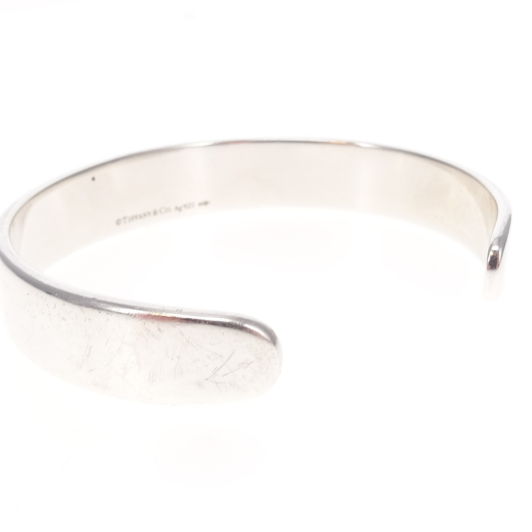 Bracelet jonc RTT Tiffany & Co en argent sterling avec diamants
