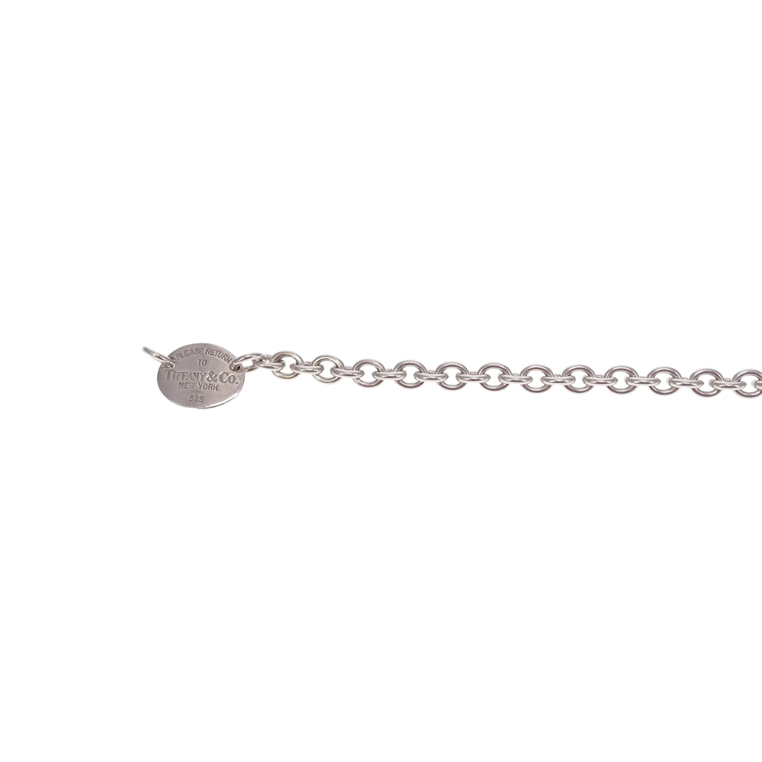 Tiffany RTT Oval Plate Choker In Sterling Silver