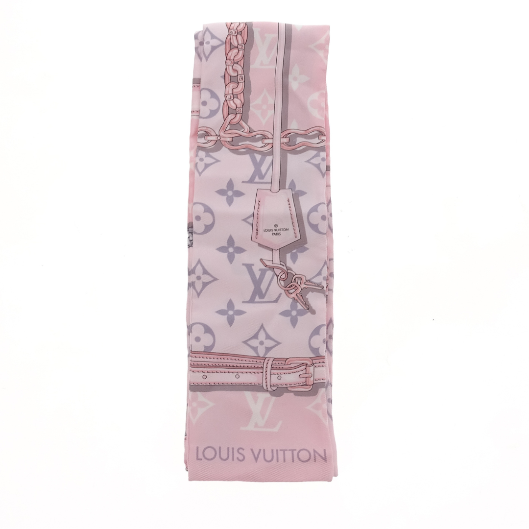 Louis Vuitton Monogram Confidential Bandeau Pink 100% Silk