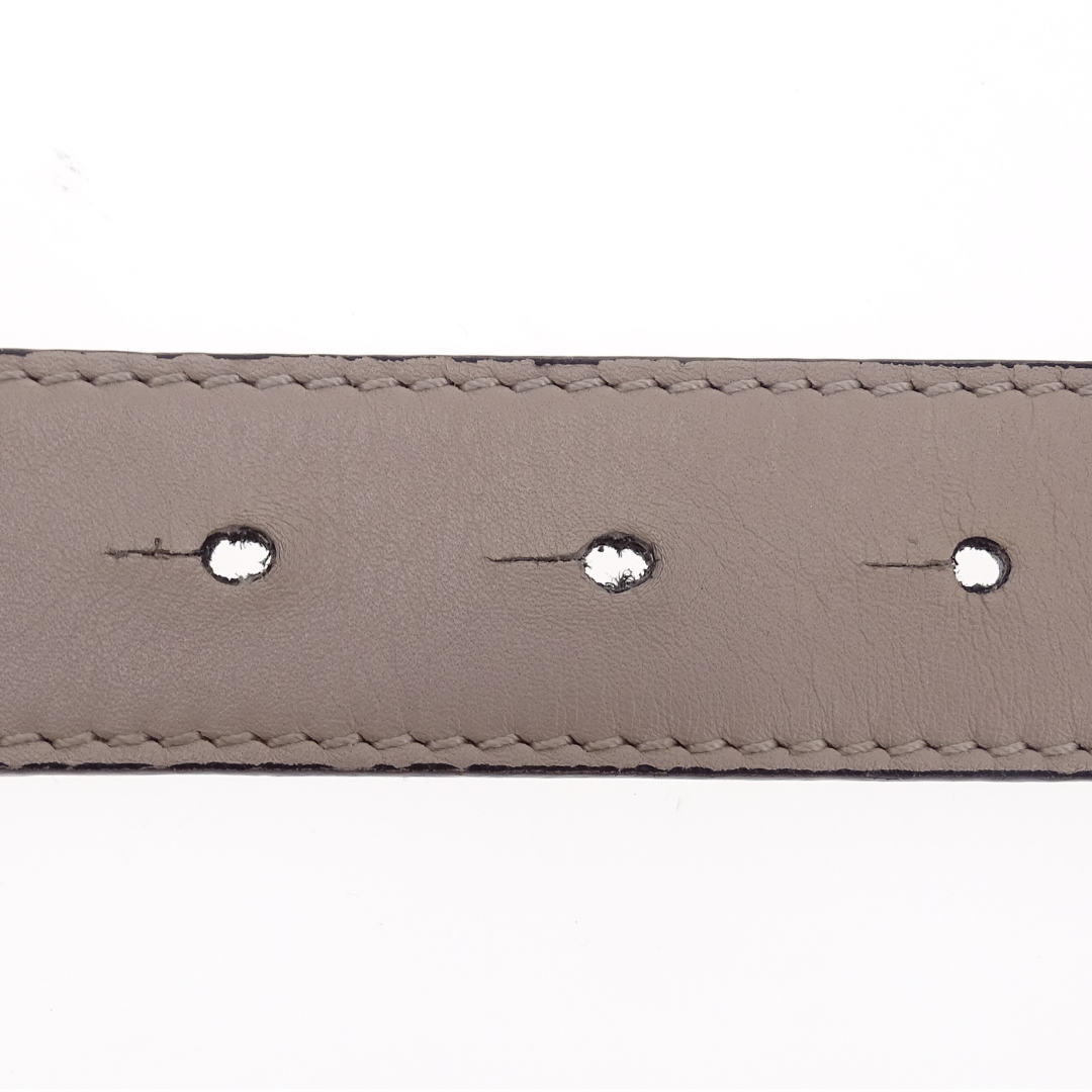 Loewe Anagram Belt Beige With Gold Buckle 90/36