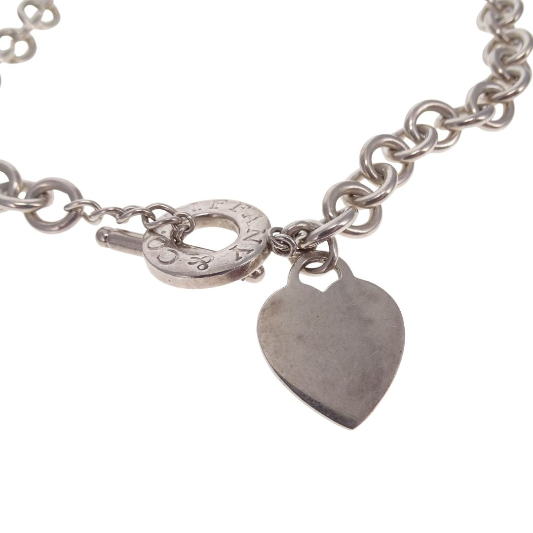Tiffany & Co Heart Tag Toggle Necklace Sterling Silver 2