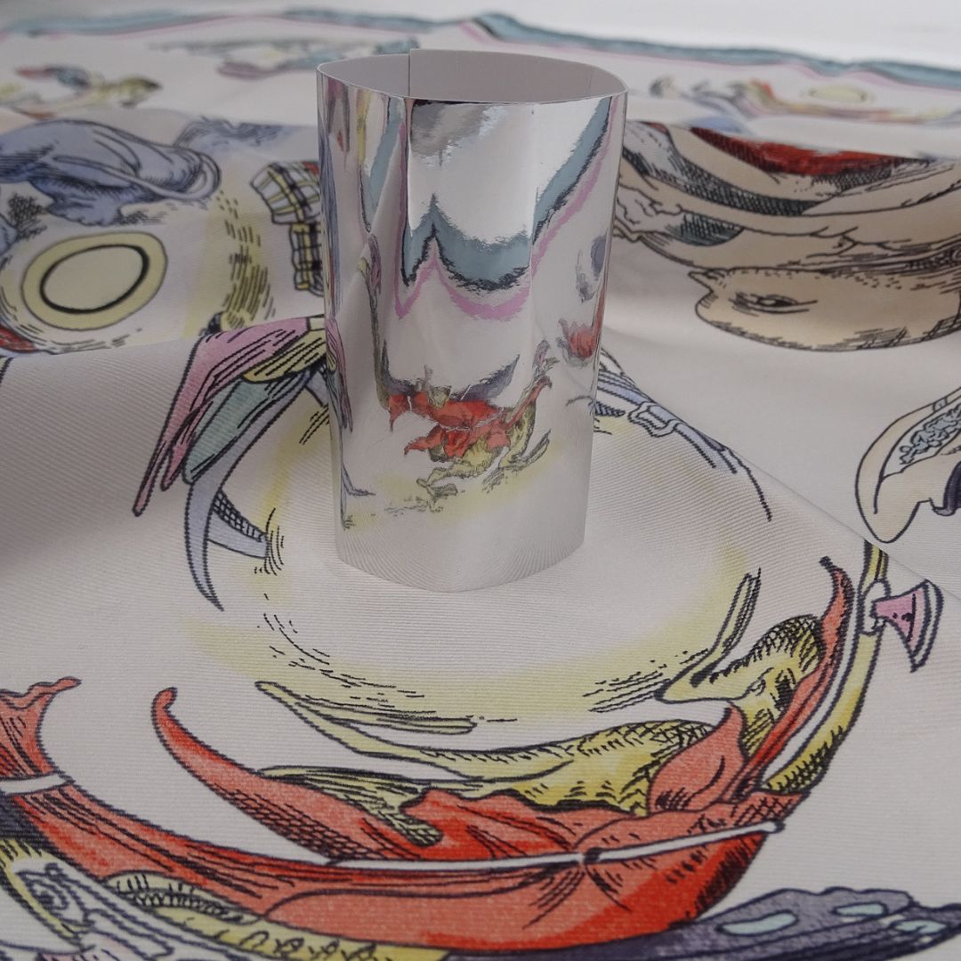 Hermes Silk 70cm Soie Vintage Les Anamorphoses
