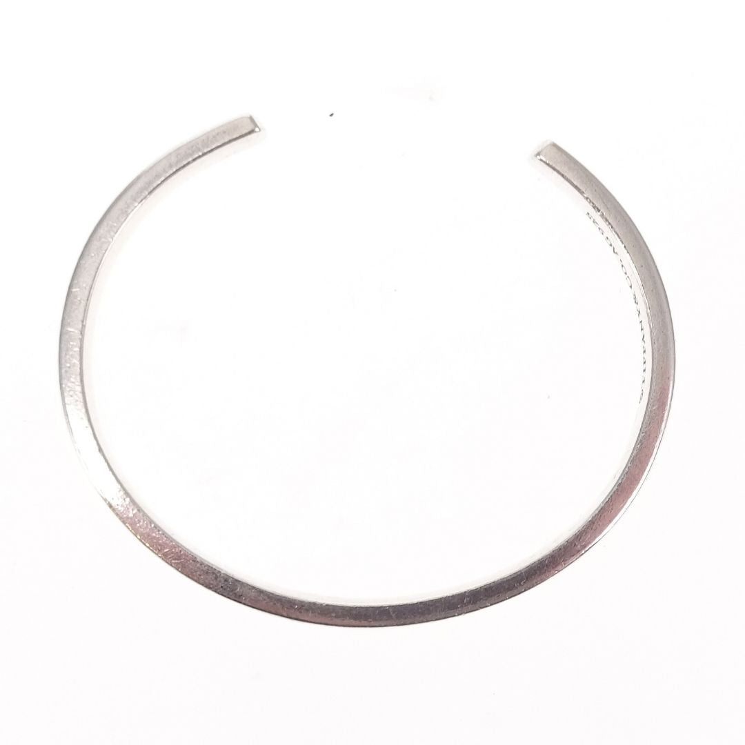 Tiffany & Co Since 1837 Narrow Cuff Sterling Silver