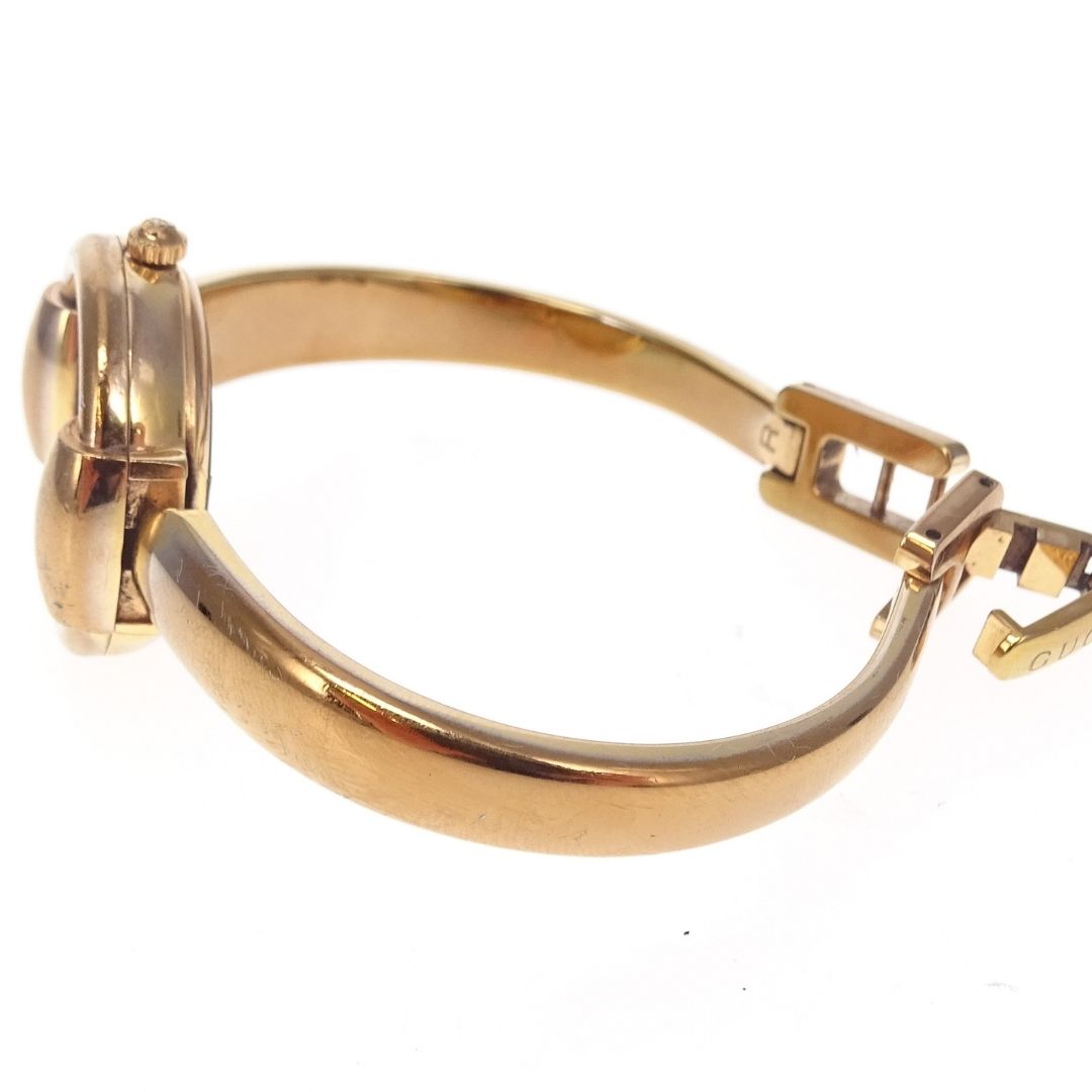 Gucci 1400L Horsebit GG Mother of Pearl Face