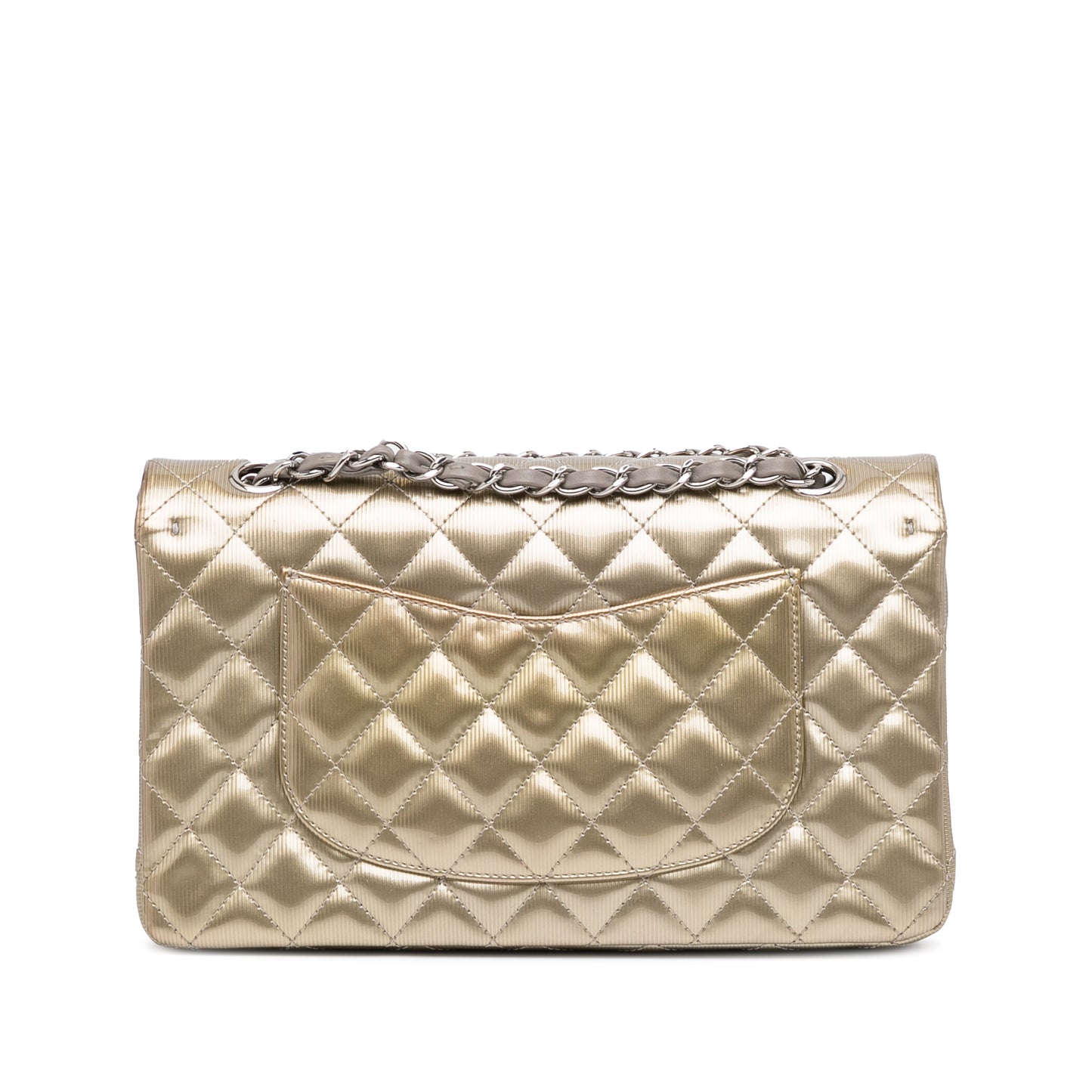 Medium Classic Patent Double Flap Image# 4