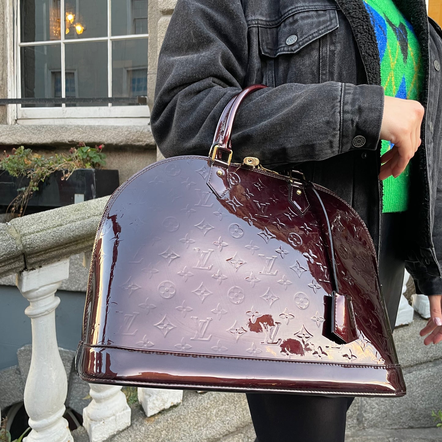 Louis Vuitton Alma GM Amarante Vernis MI2039