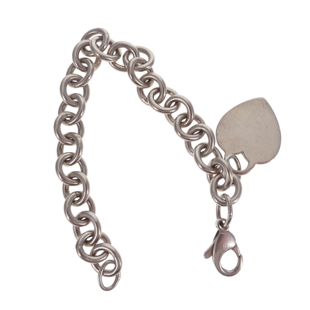 Tiffany & Co Vintage Heart Tag Sterling Silver Bracelet