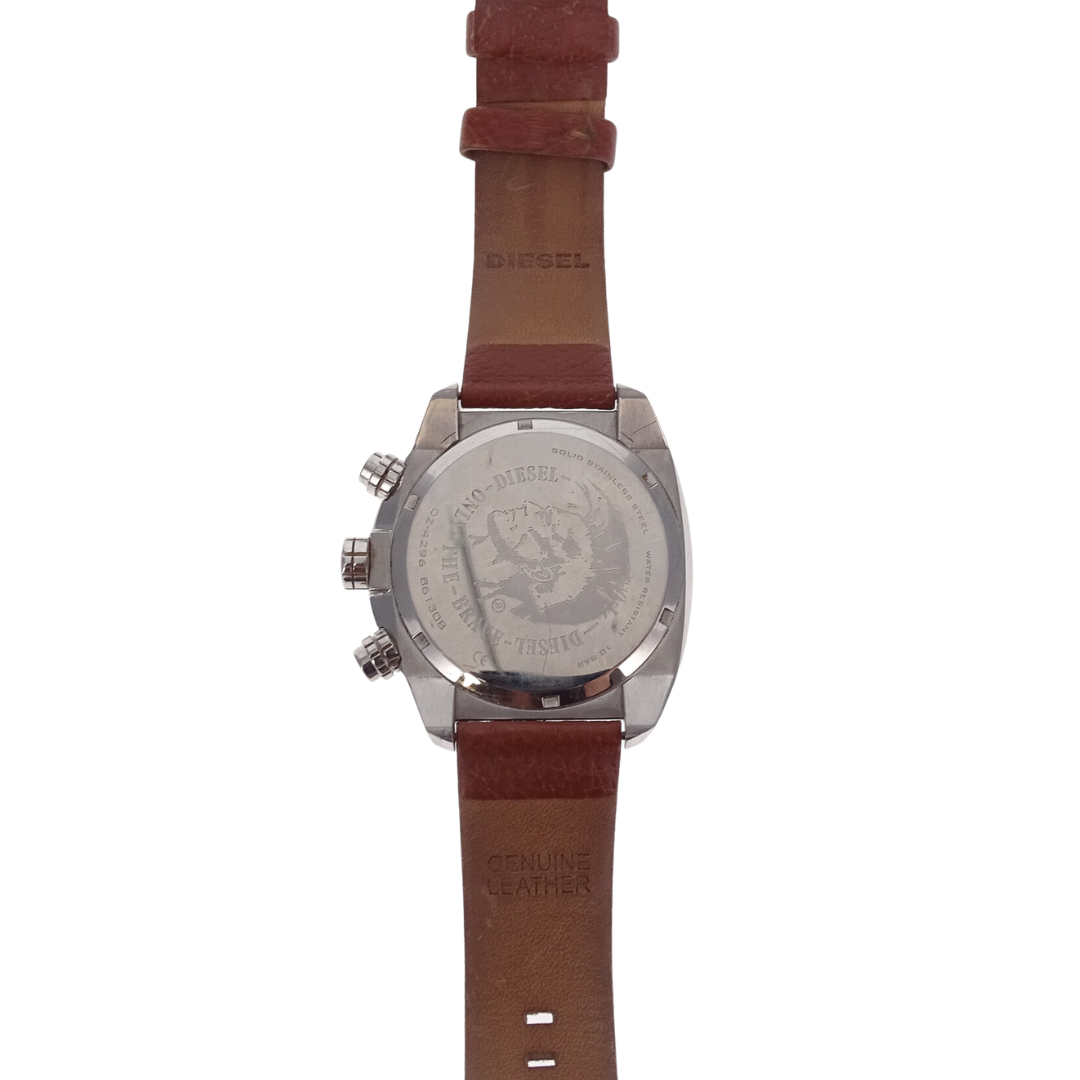 Diesel Overflow Chronograph Black Dial Men's Watch