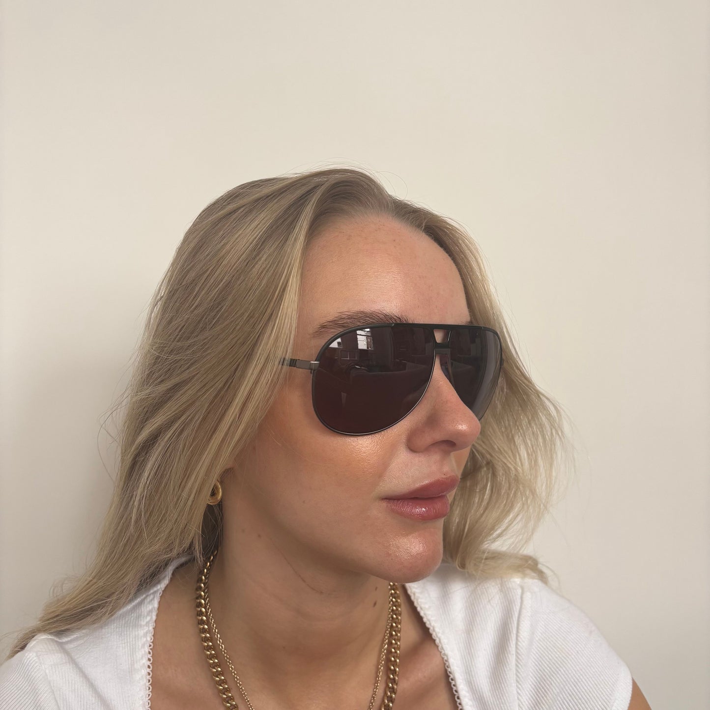 Dior Homme Wrap Aviation Style Sunglasses MGFBN