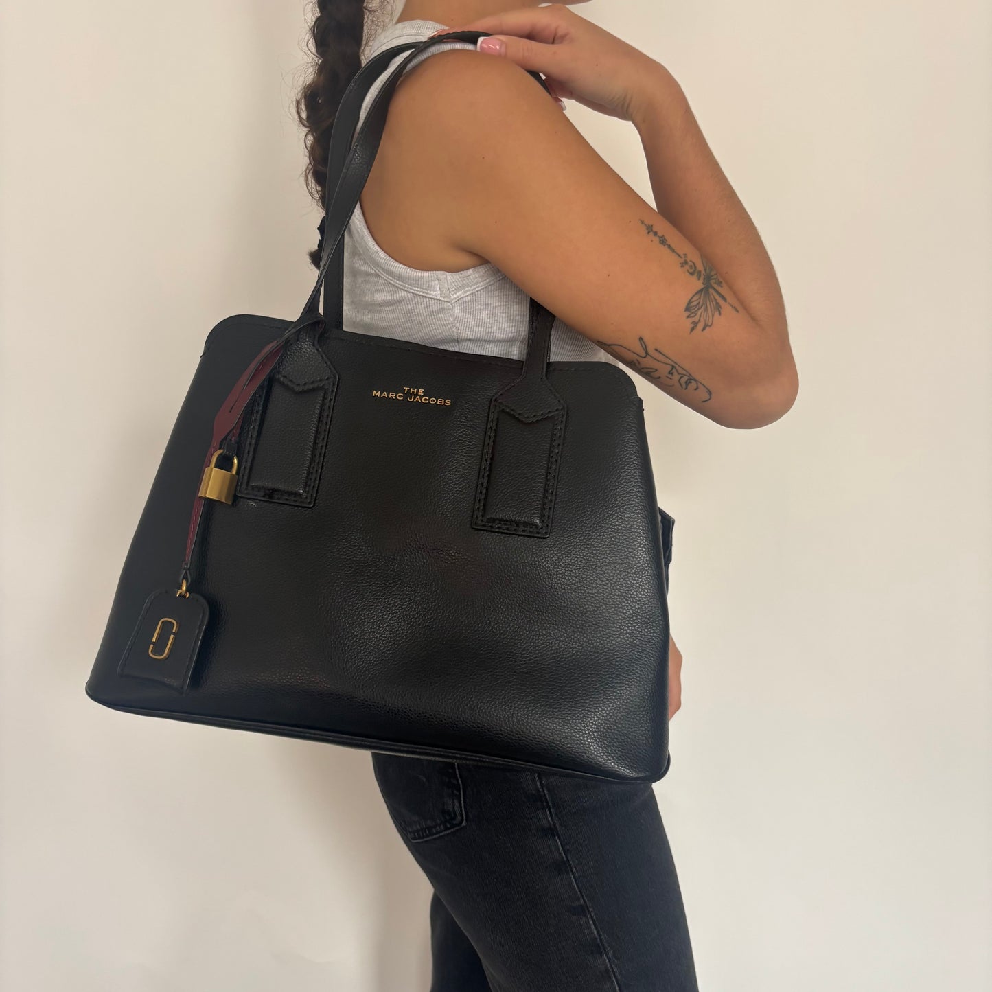 Marc Jacobs The Editor 38 Black Leather GH
