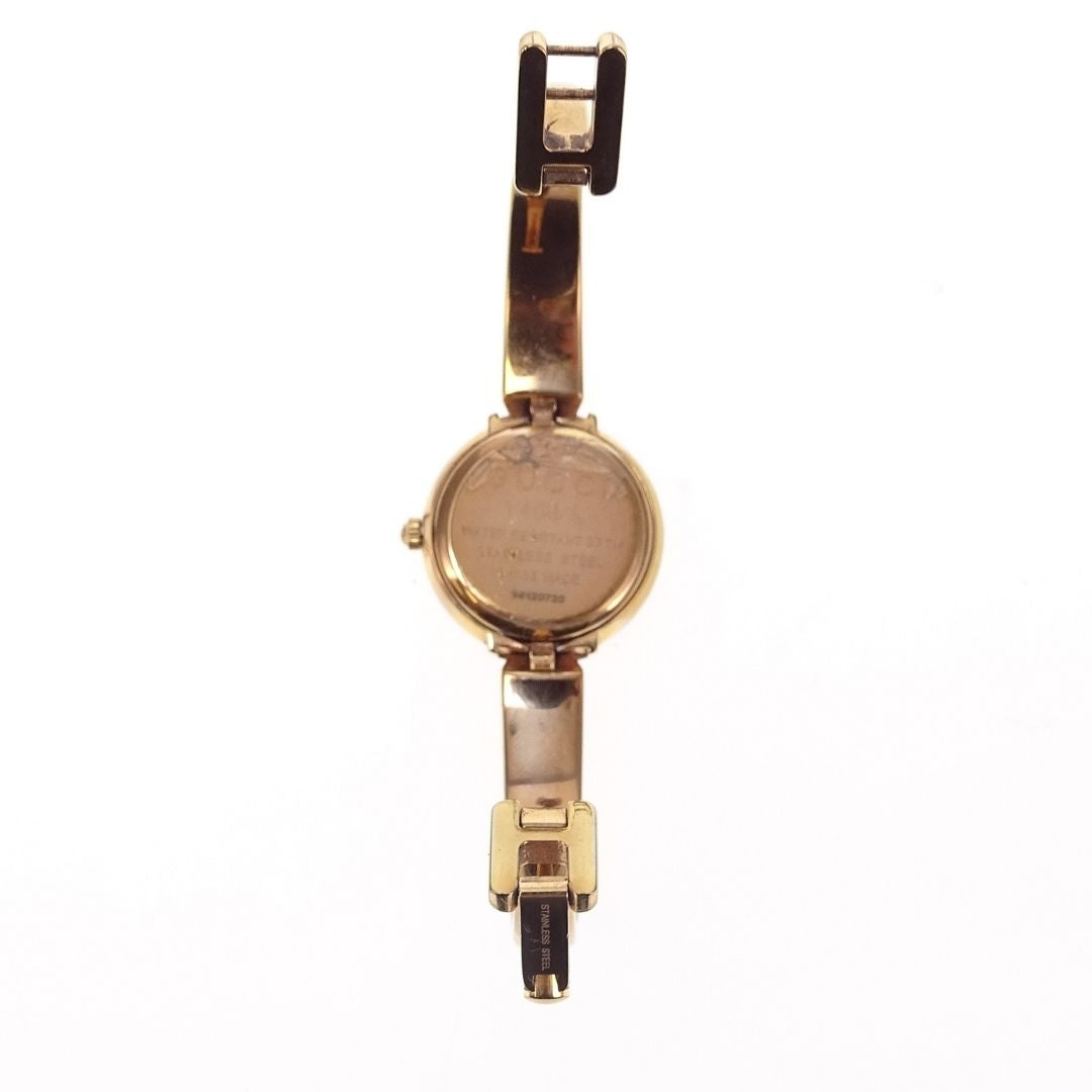 Gucci 1400L Horsebit GG Mother of Pearl Face