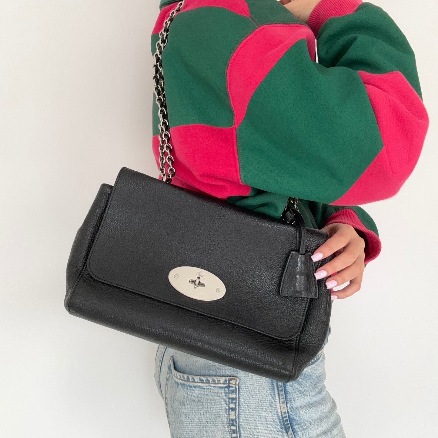 Mulberry Lily Medium Black SHW
