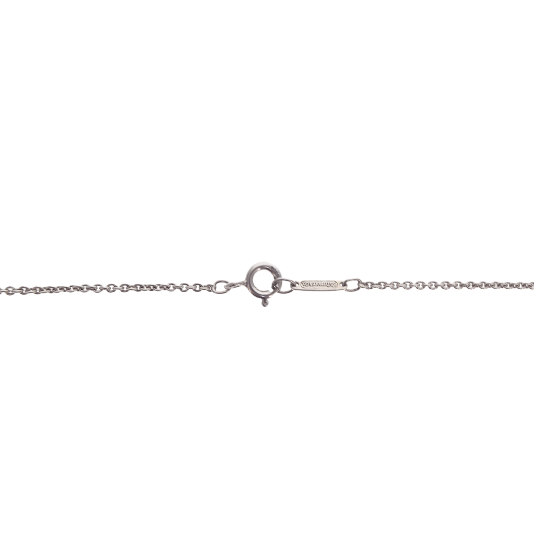 Tiffany & Co Sterling Silver 1837 Open Circle Pendant on Chain