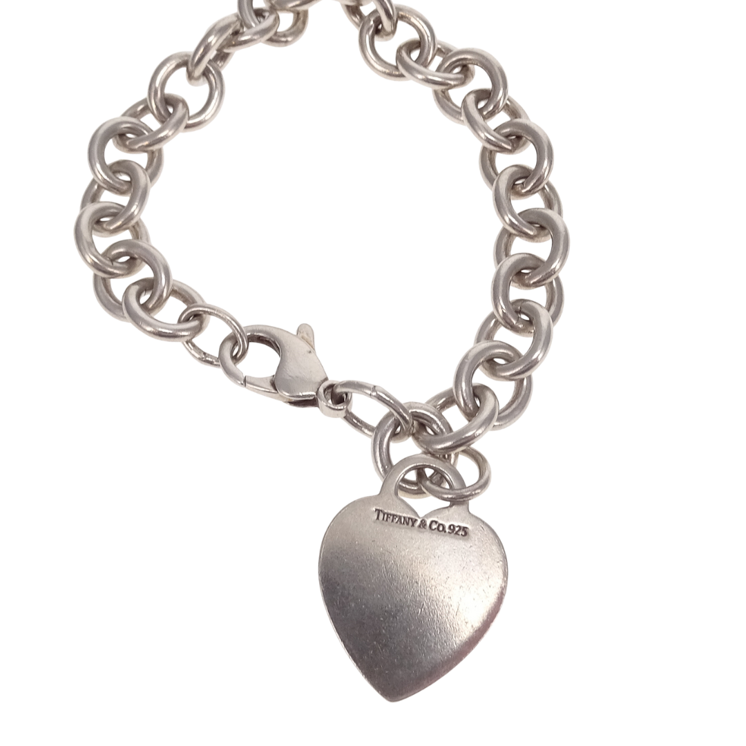 Tiffany & Co Vintage Heart Tag Sterling Silver Bracelet