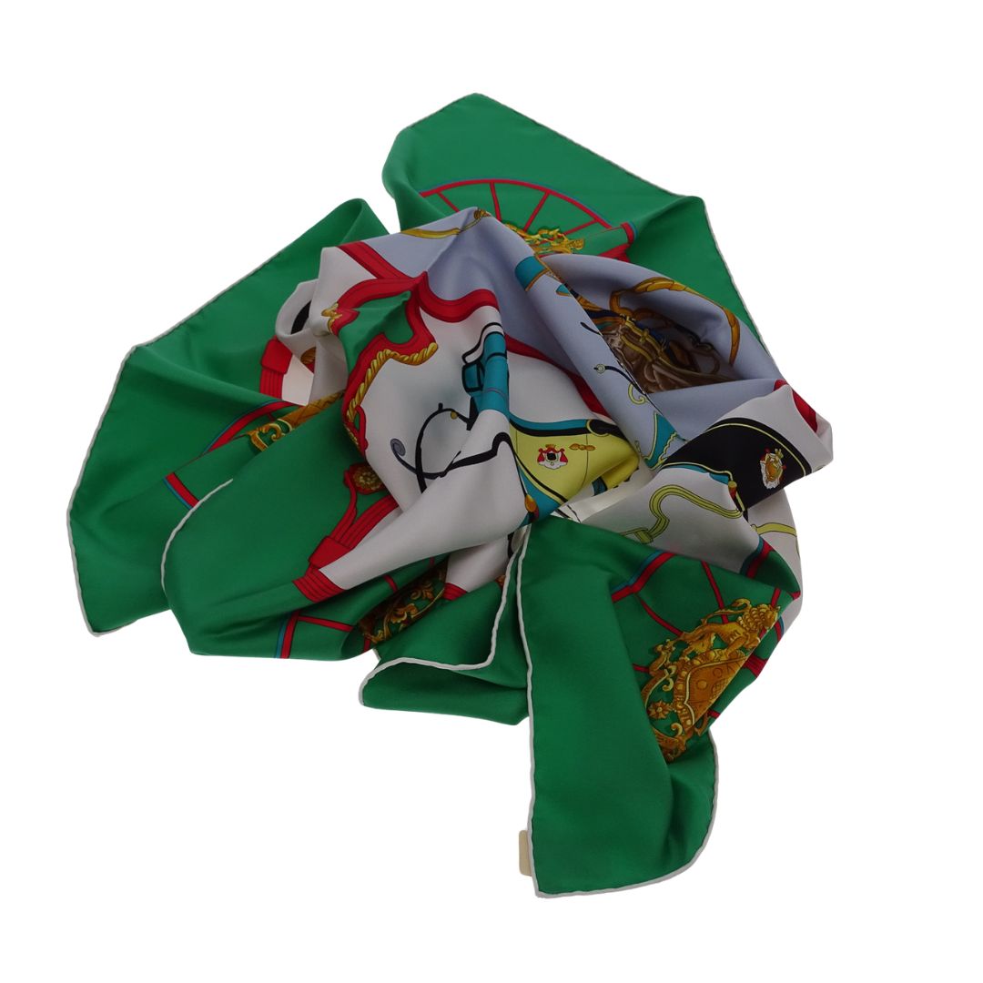 Hermes Springs 90cm Silk Scarf