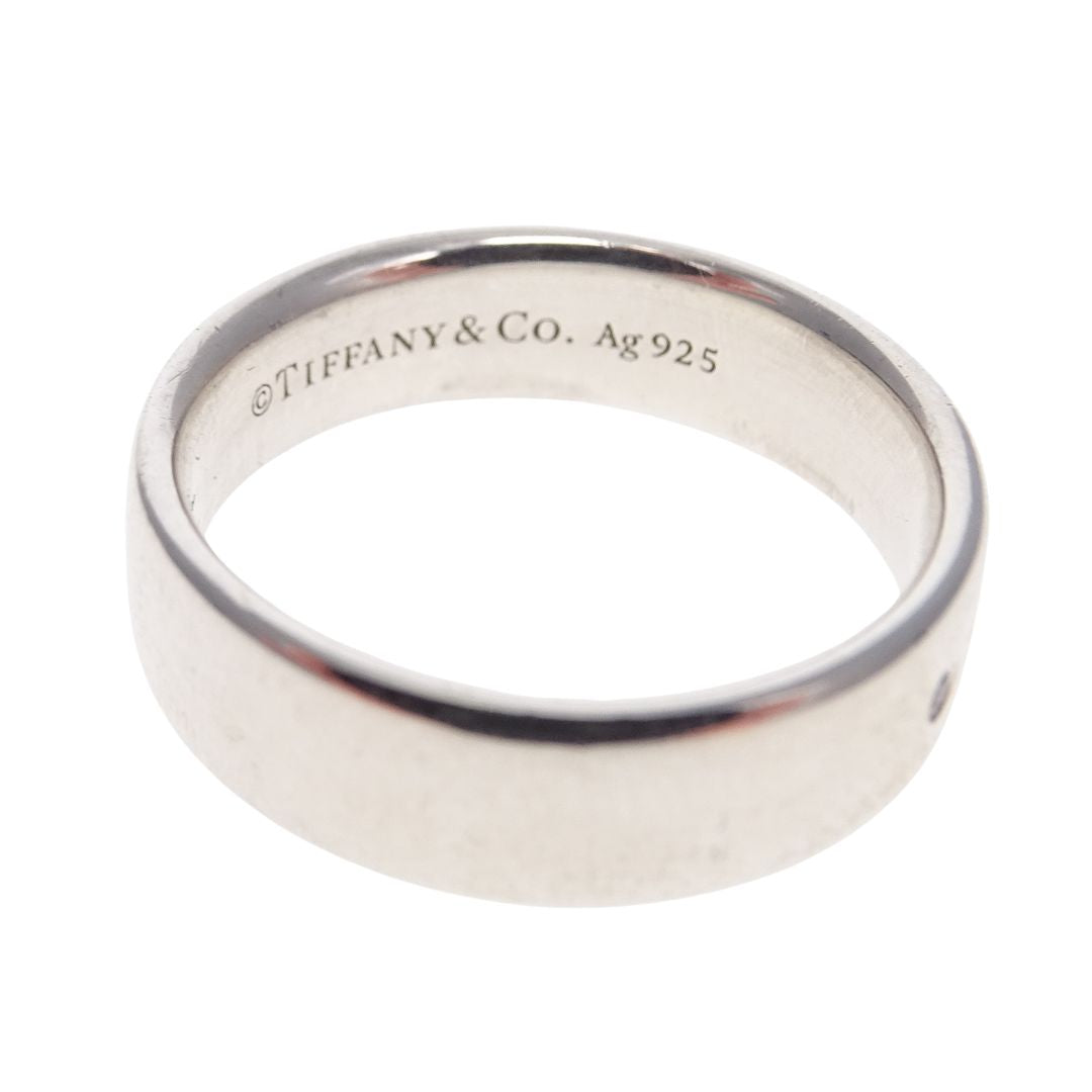 Tiffany & Co RTT Narrow Ring Sterling Silver and Diamonds (size 58)