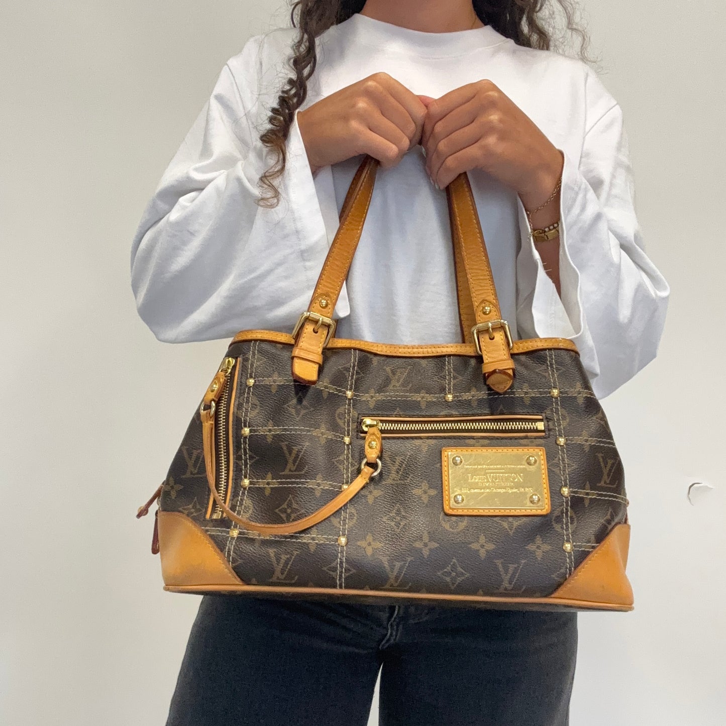 Louis Vuitton Riveting Bag Monogram Ltd Ed AR0047 - 2007