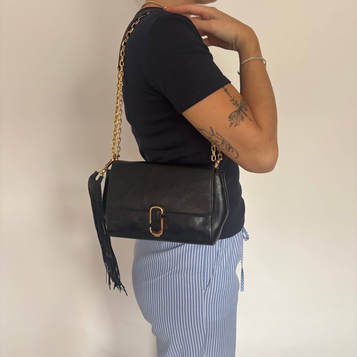 Marc Jacobs J Marc Fringe Black