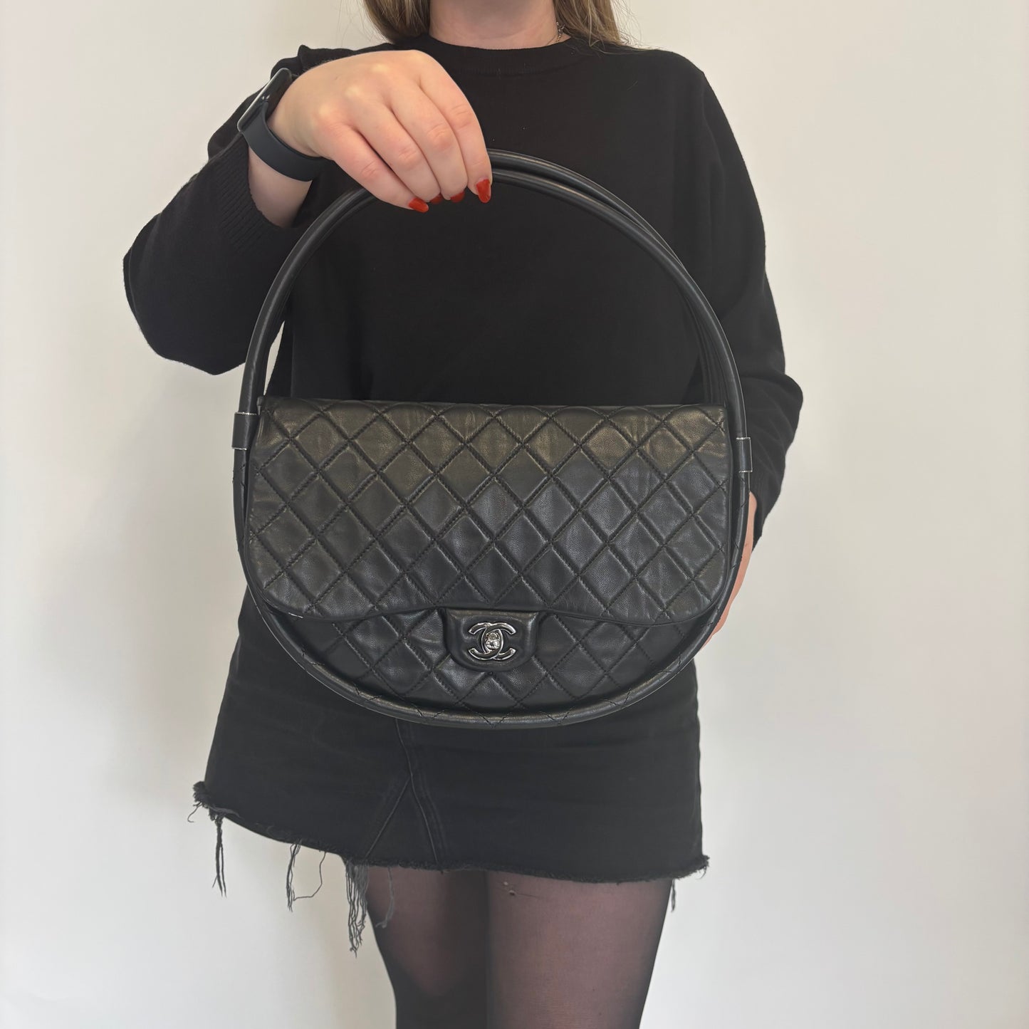 Chanel Hula Hoop Bag Lambskin Ultra Rare 2013