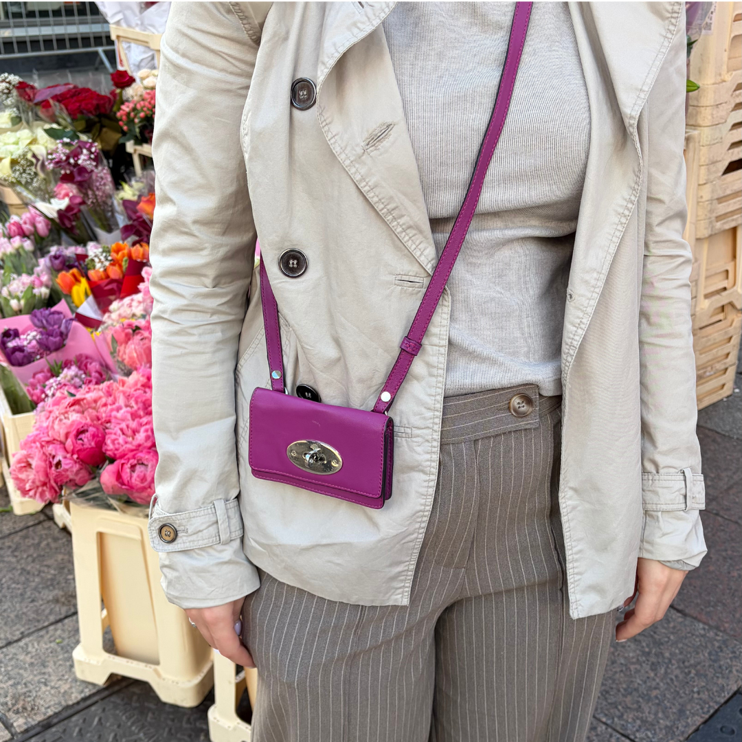 Mulberry Bayswater "iPhone" Bag Forrest Fruit Nappa