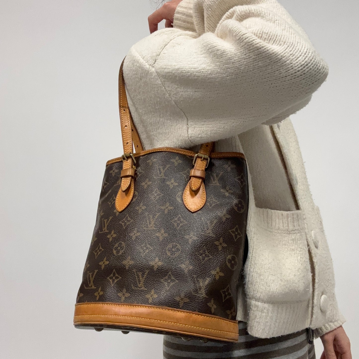 Louis Vuitton Petite Bucket Bag Monogram FL0083 - 2003