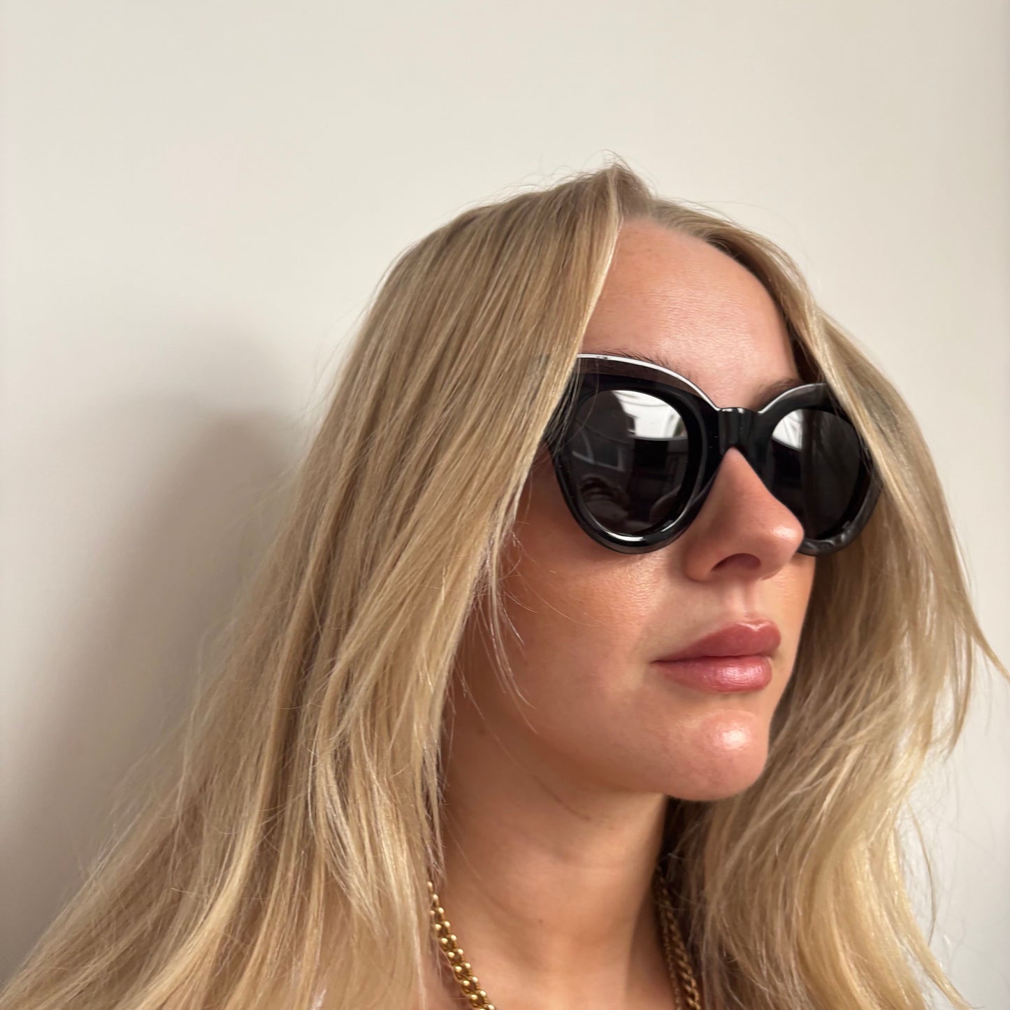 Celine Two Tone Grey & Black Frame Sunglasses
