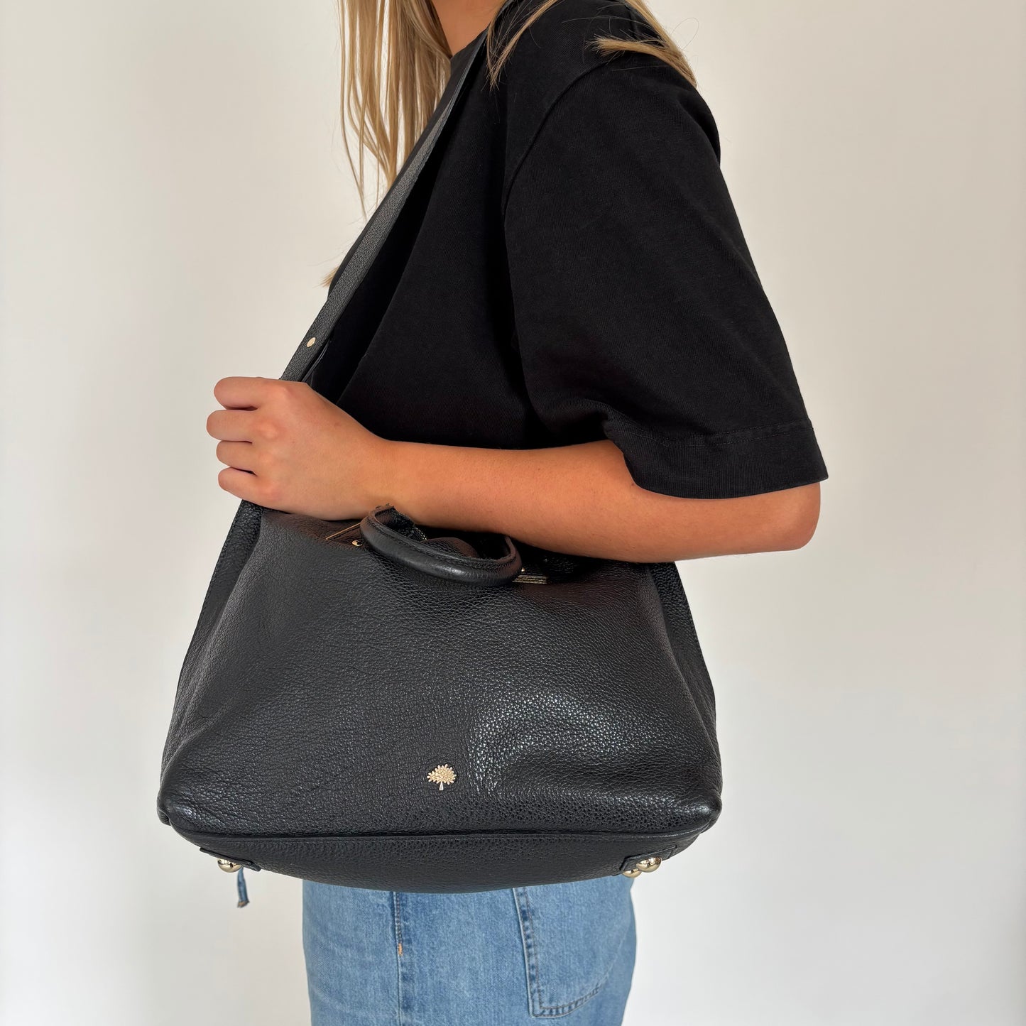 Mulberry Glossy Goat Alice Shoulder Bag Vintage