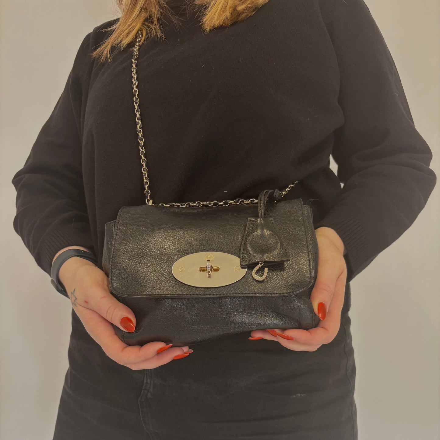 Mulberry Lily Regular Black GHW