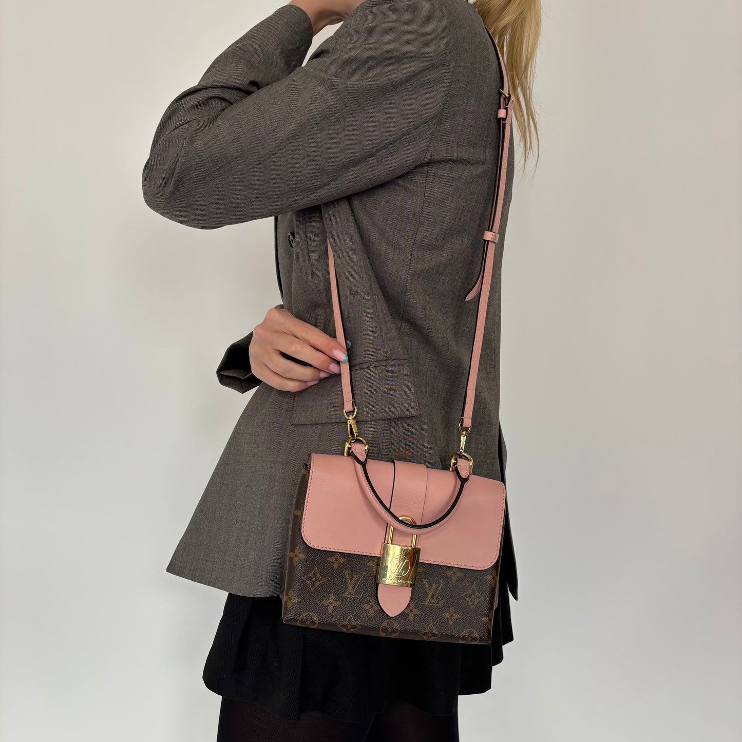 Louis Vuitton Monogram and Rose Ballerine Locky BB Du2159 - 2019