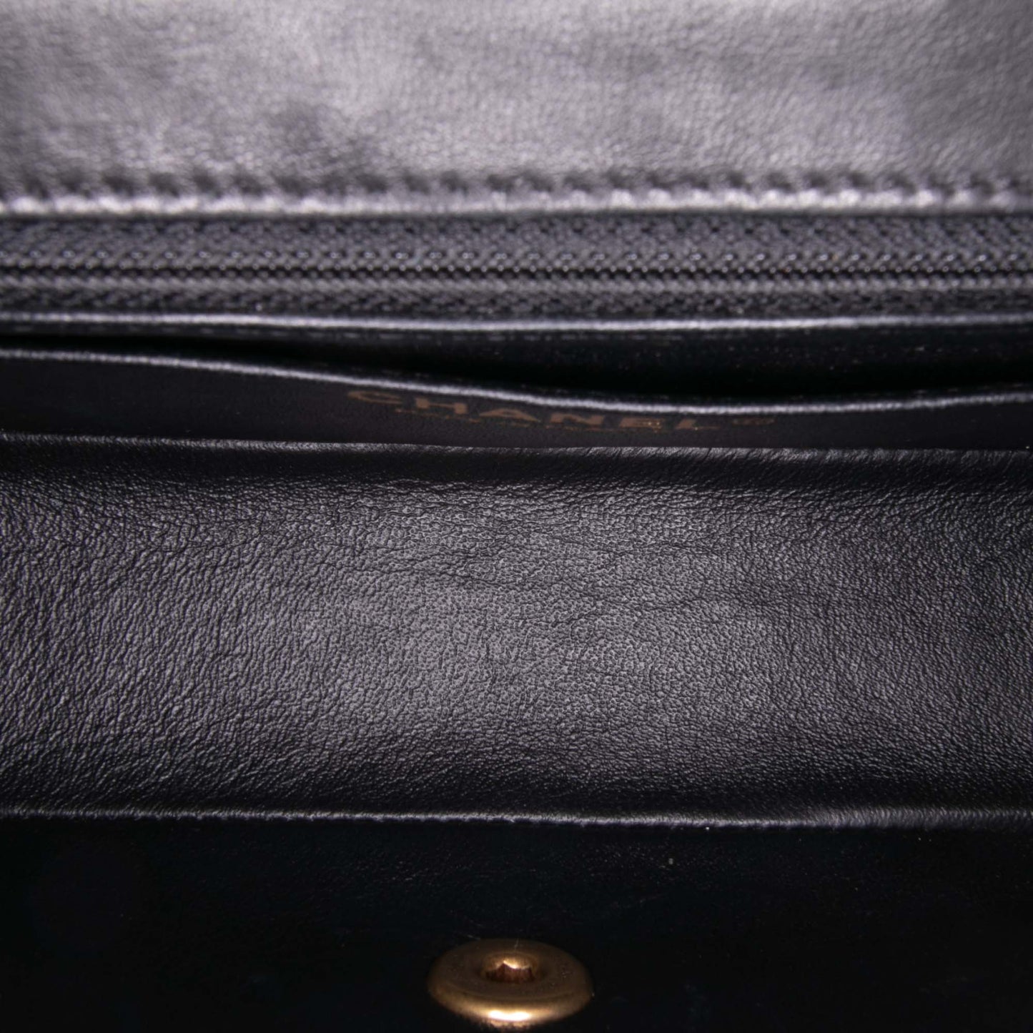 Mini Rectangular Classic Chevron Lambskin Single Flap Image# 4