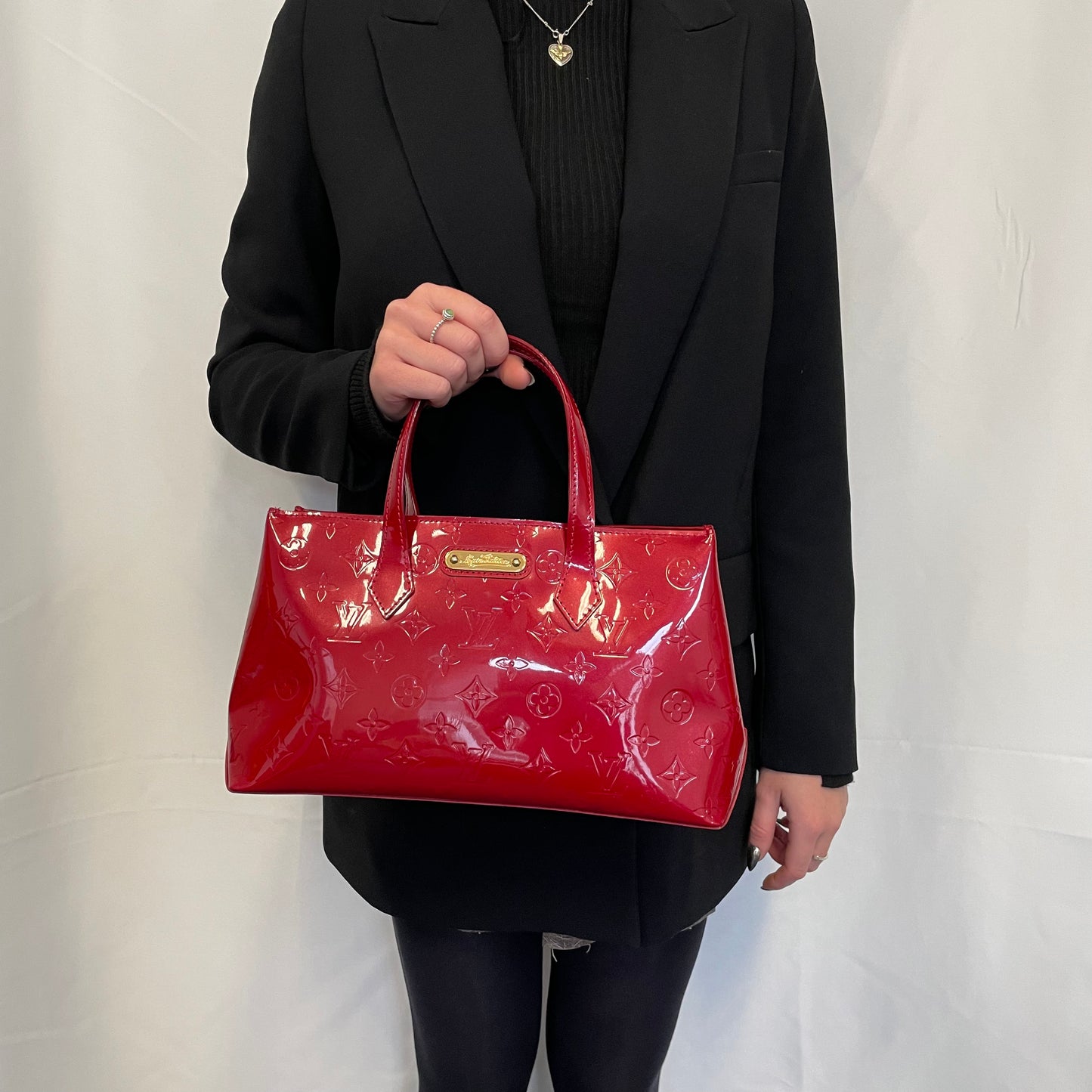 Louis Vuitton Vernis Wilshire PM Red