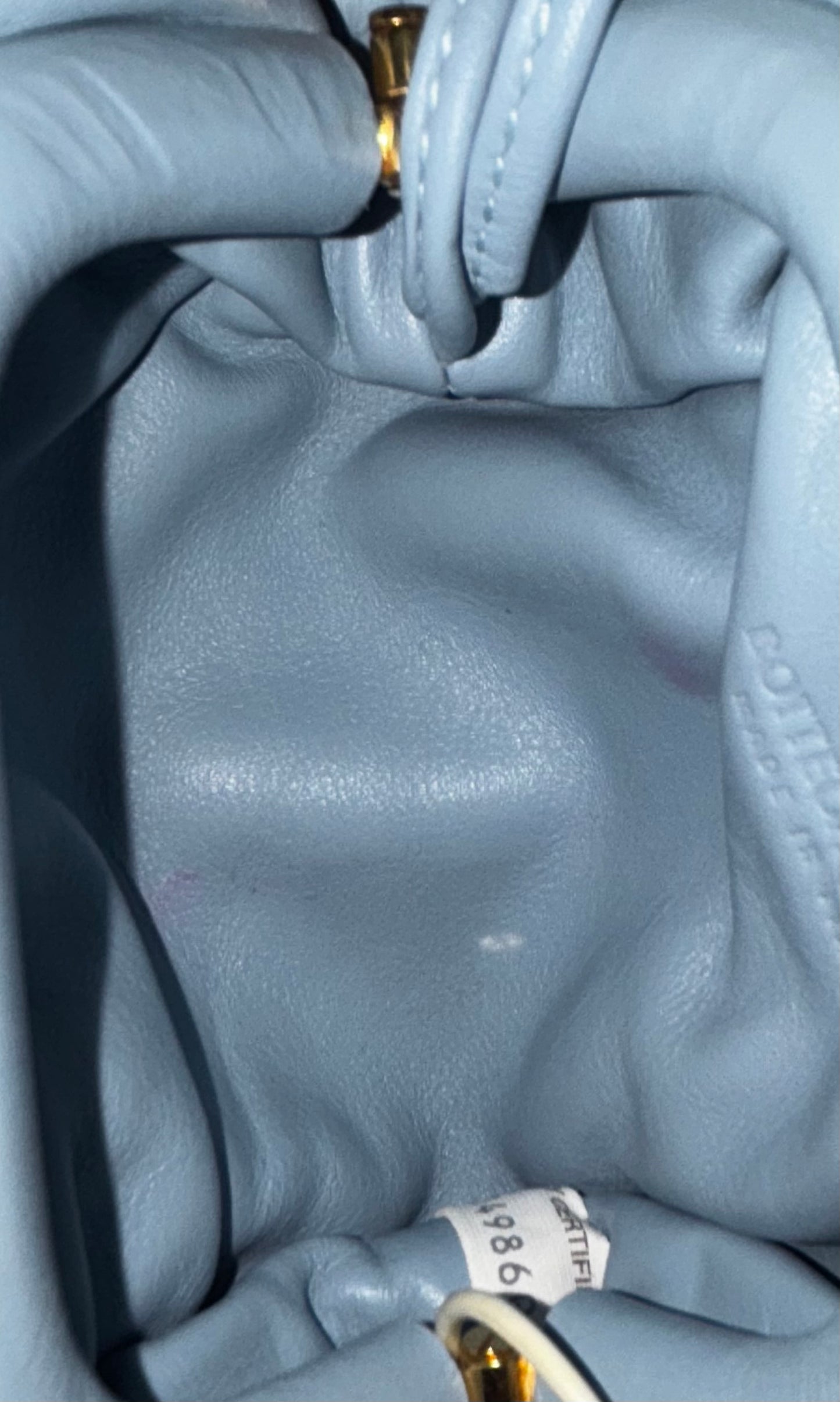 Bottega Veneta The Pouch Coin Purse Light Blue