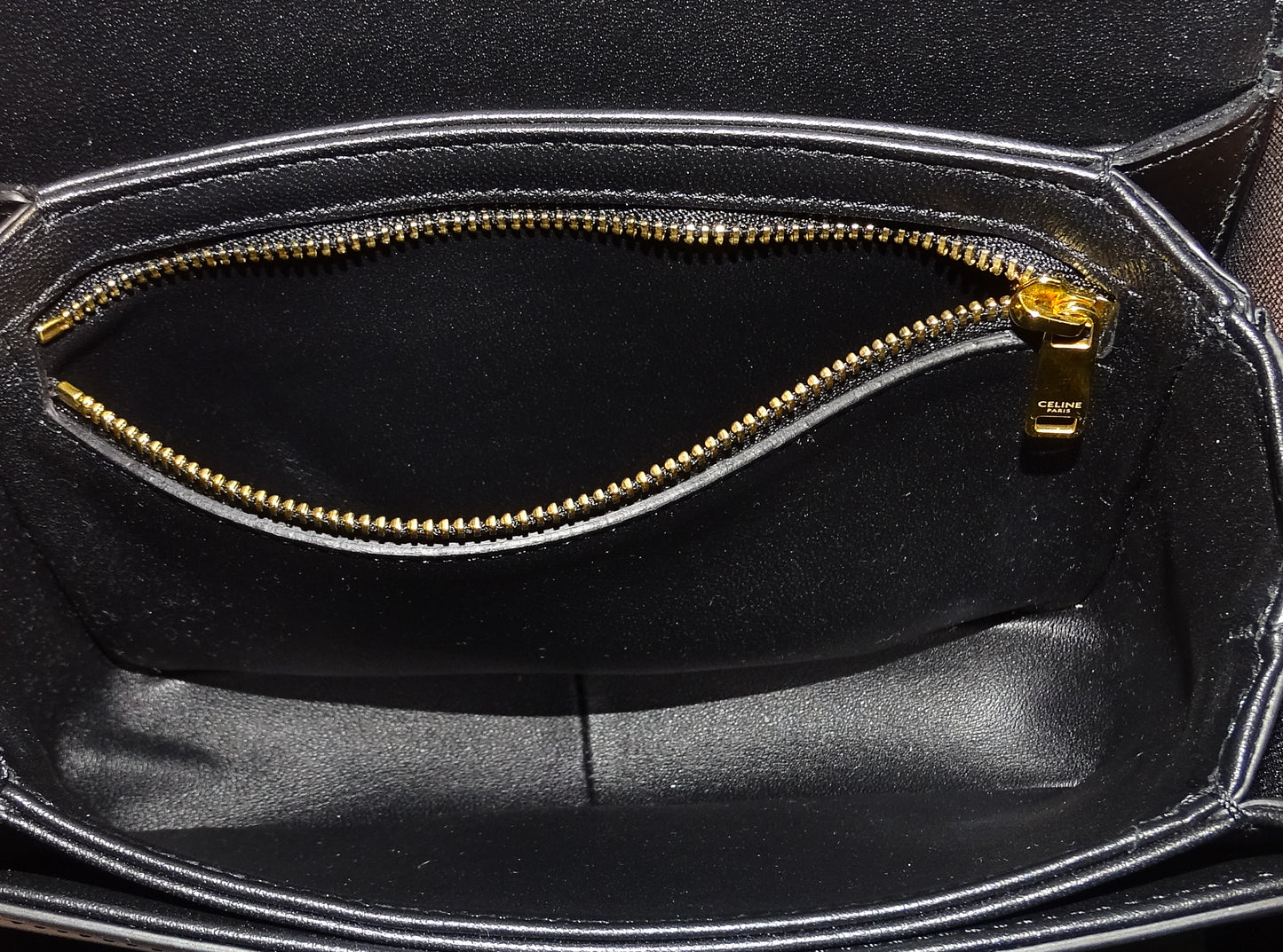 Celine Triomphe Teen Black