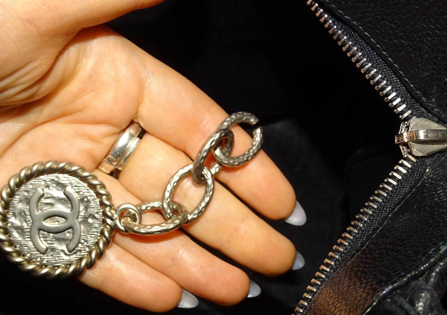 Chanel Medallion Tote Black Caviar 2005/06