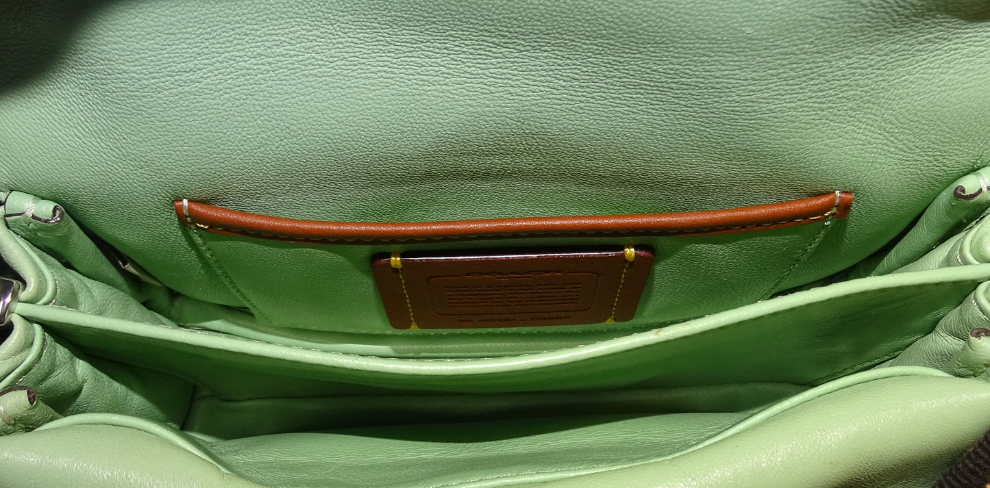 Coach Tabby 18 Pillow Light Green