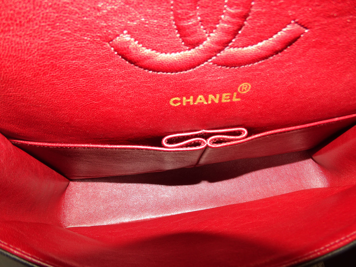 Chanel Classic Double Flap Medium Black with GHW 1991/94