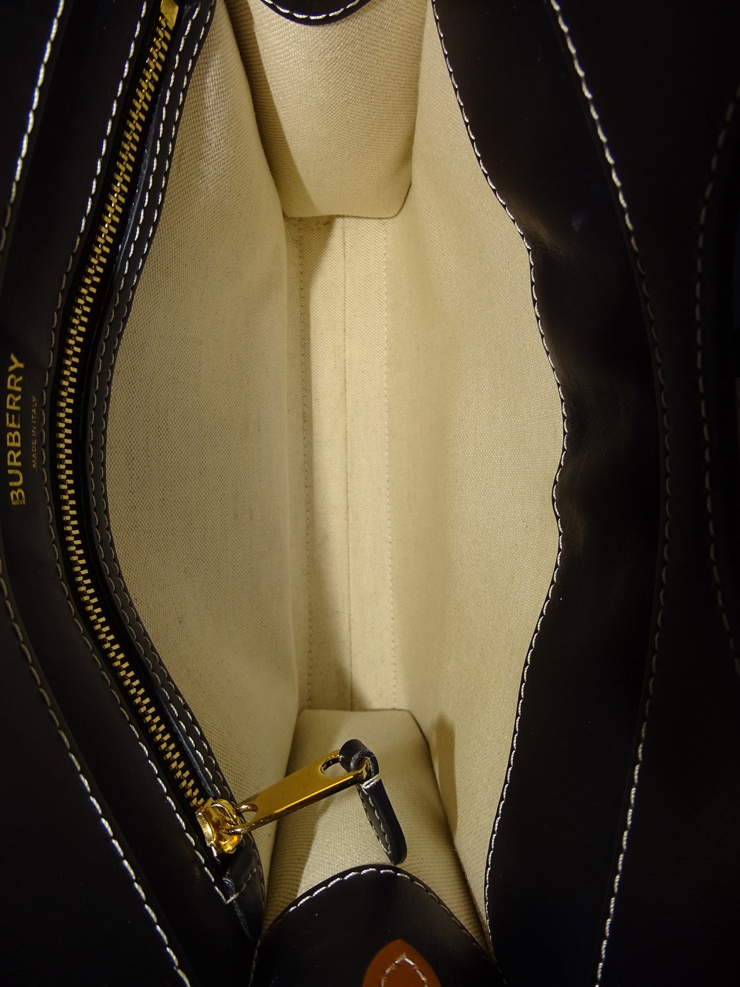 Burberry Mini Pocket Bag Canvas and Leather with Strap