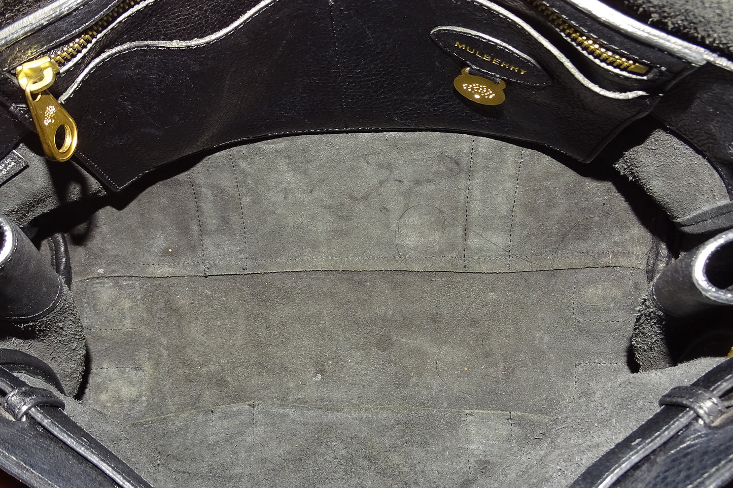 Mulberry Bayswater Black Leather GHW