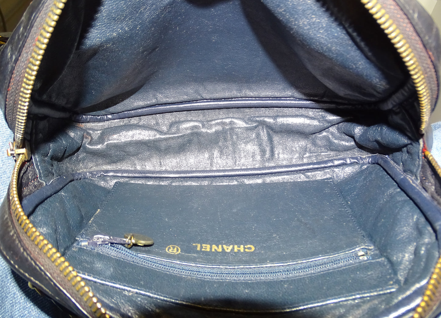 Chanel Vintage Camera Bag With Chain 1989/91