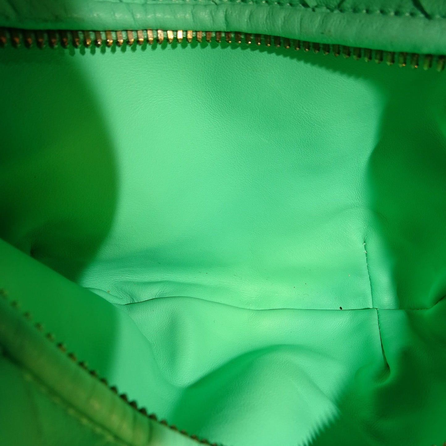 Bottega Veneta Mint Green Intrecciato Mini Jodie