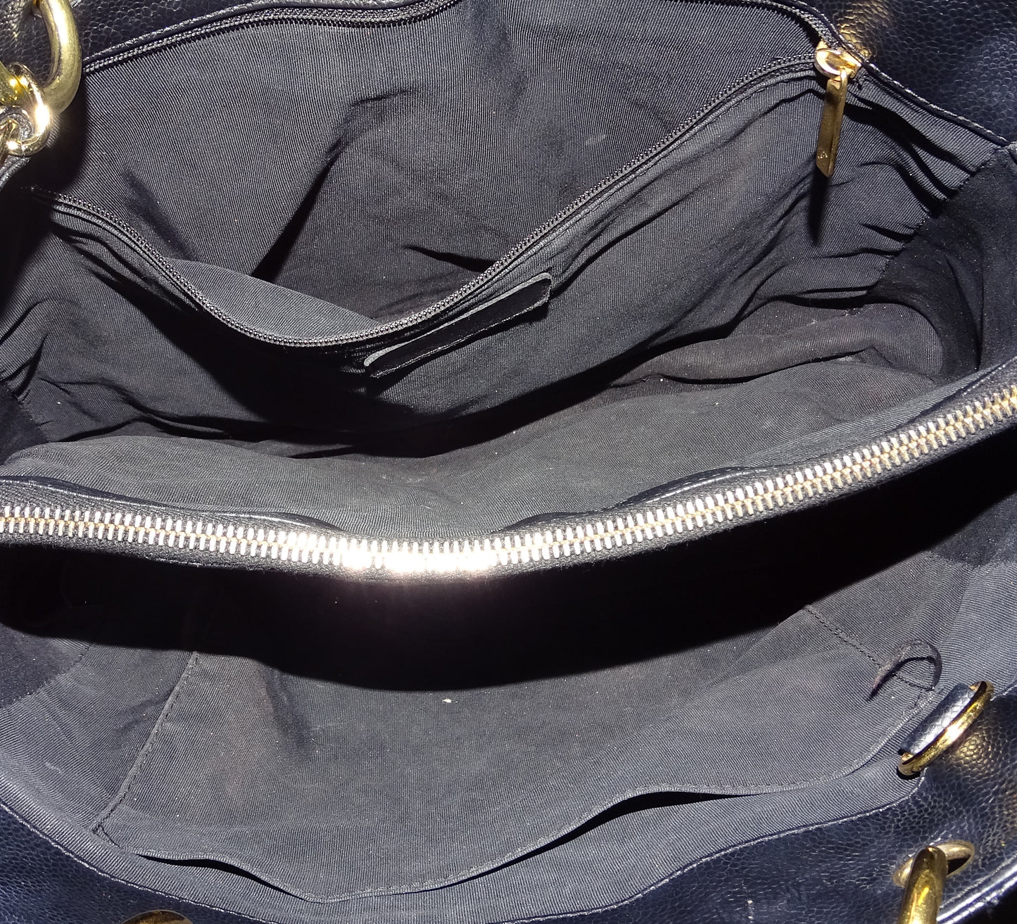 Chanel GST Old Model Black Caviar GHW 2008/09