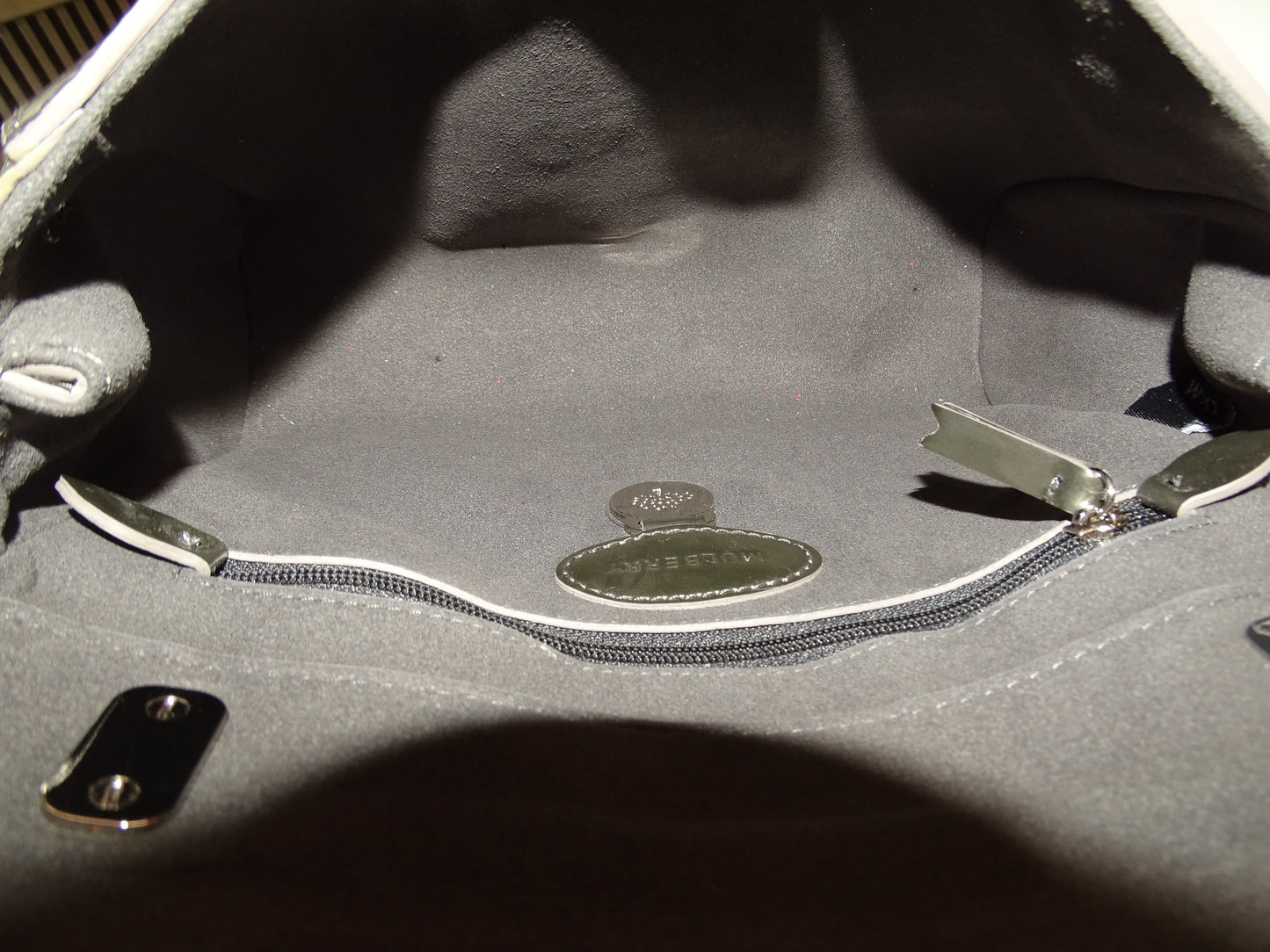 Mulberry Lily Regular Olive Metallic Patent SHW