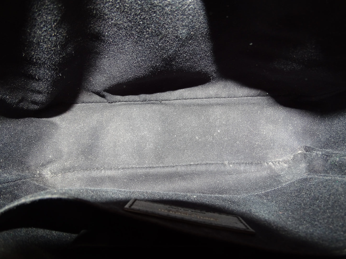 Saint Laurent Lou Camera Bag Chevron Dark Beige