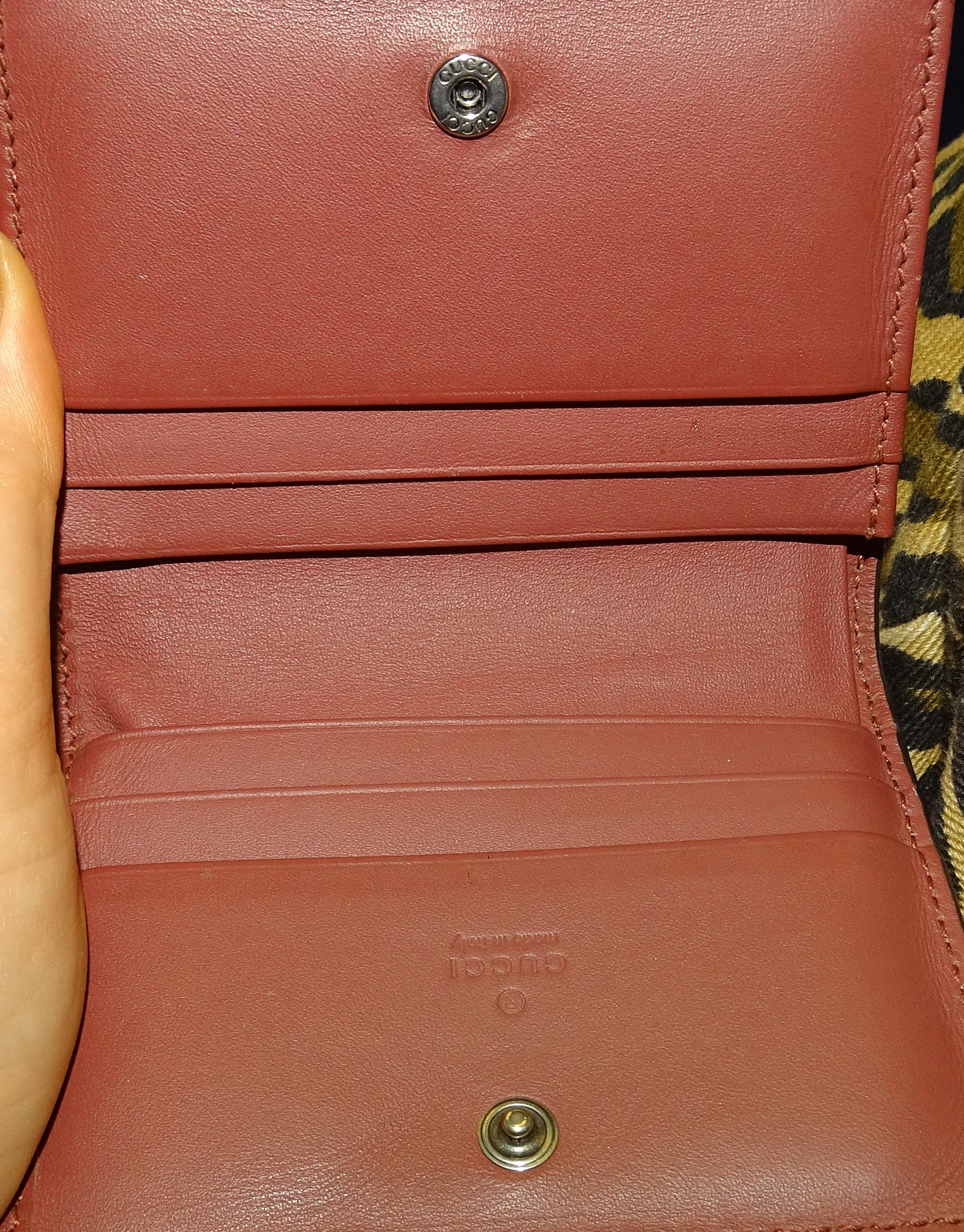 Gucci GG Supreme Blooms Card Case