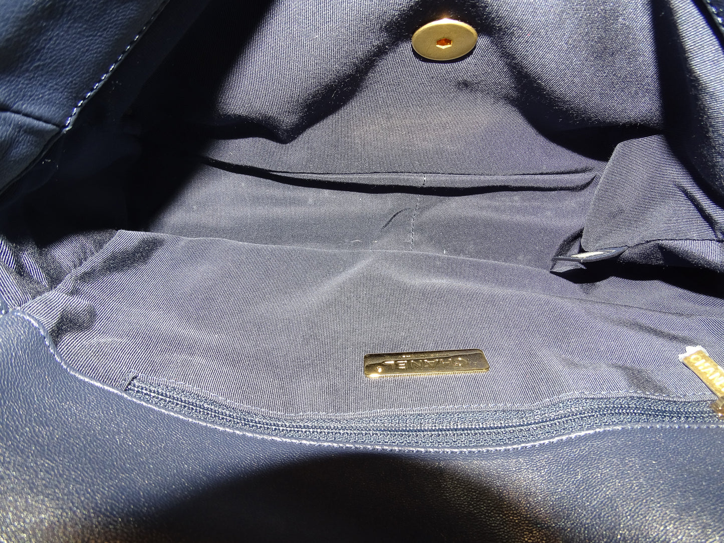 Chanel 19 Bag Large Navy 2019